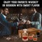 Whiskey Gift Set 14 pcs Whiskey Bottle and Old Fashioned Glasses 2 pcs Cocktail Smoker in Wodden Box with Wood Chips Whickey Stones 6 pcs Included Gift for Men (Torch Not Included)